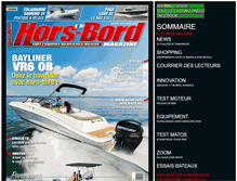 Tablet Screenshot of horsbordmagazine.com